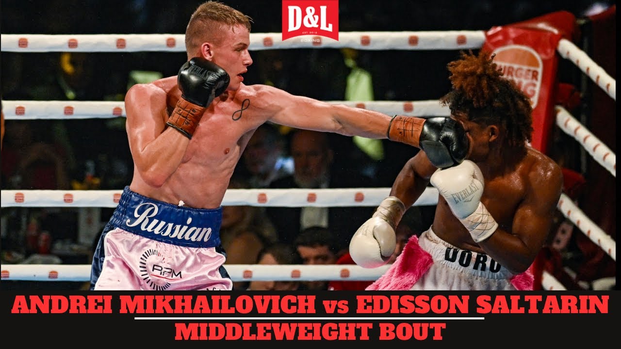 Andrei Mikhailovich vs. Edisson Saltarin | IBF Middleweight Pan Pacific Title Fight background