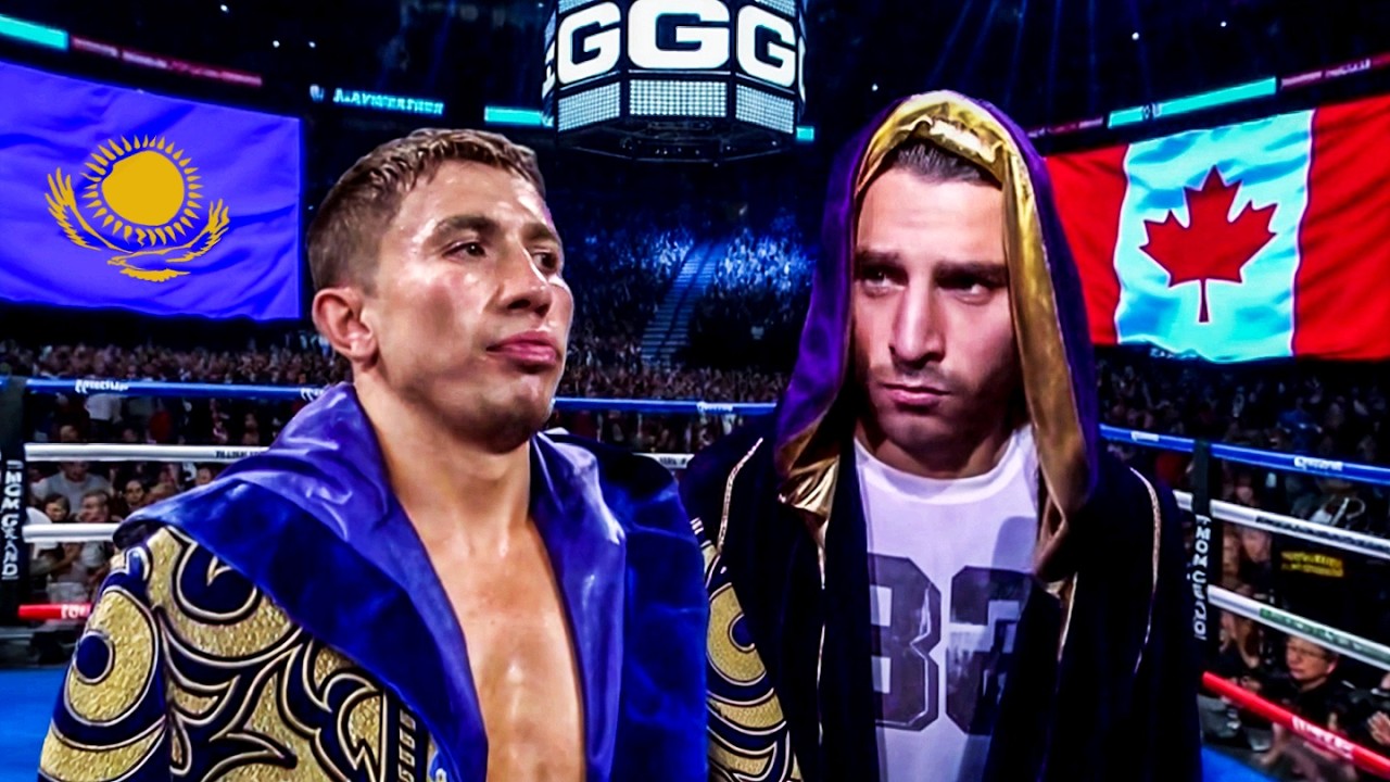 Gennady Golovkin (Kazakhstan) vs David Lemieux (Canada) | TKO, Boxing Fight Highlights HD background