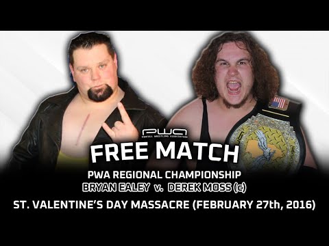 FREE MATCH | Derek Moss (c) v. Bryan Ealey for the PWA Regional Championship (02/27/2016)