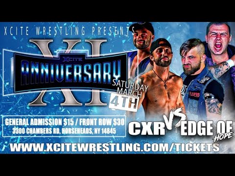 Xcite Wrestling: CXR vs Edge Of Hope (Fan Cam) background