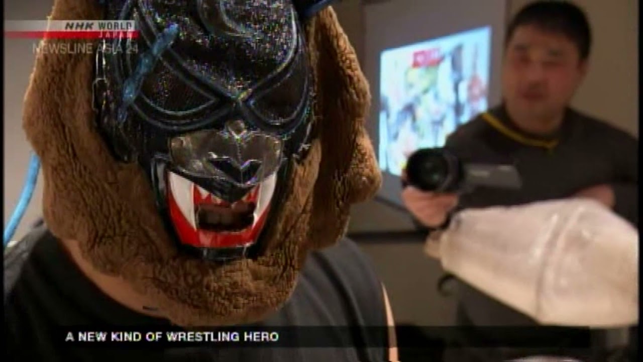 barrier free PRO WRESTLING BY NHK WORLD NEWSLINE ASIA 24
