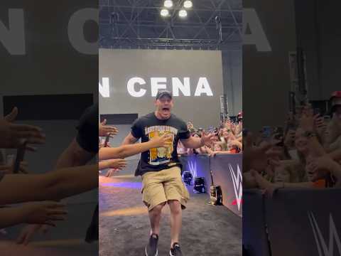 John Cena’s Fanatics Fest Entrance background