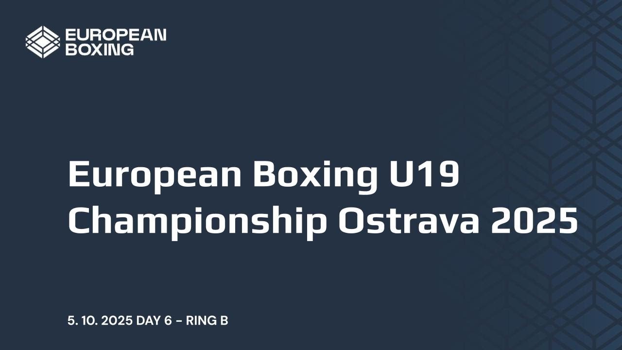 European Boxing U19 Championship Ostrava 2025 - DAY 6 - RING B