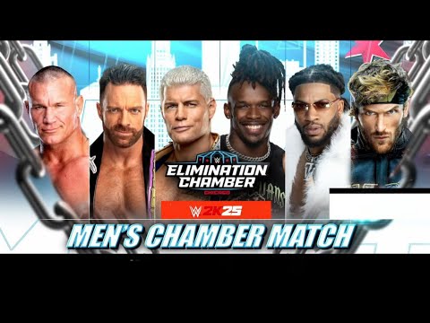 Randy Orton Cody Rhodes, Evans, Williams, LA Knight & Logan Paul - Six Mens Elimination Chamber 2026