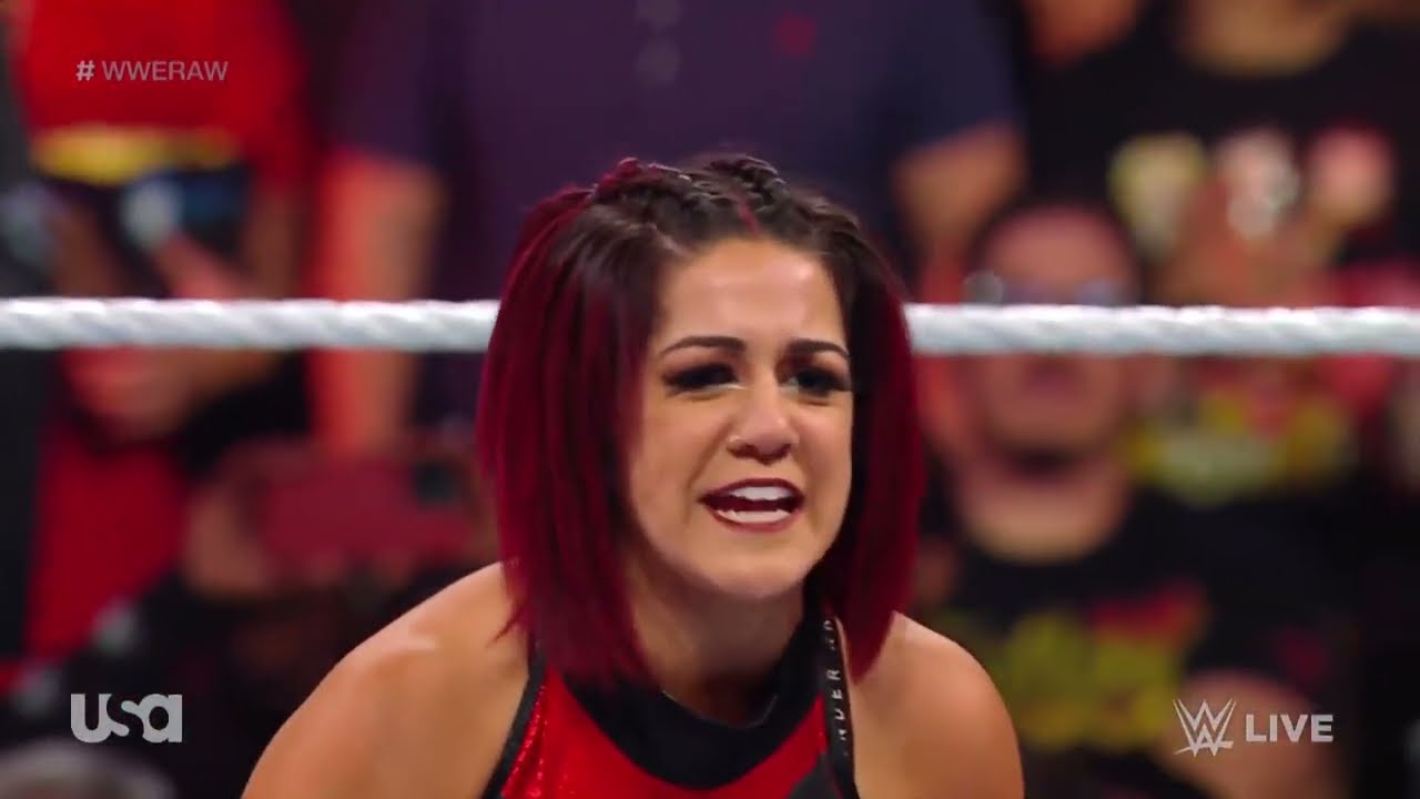 Bayley vs Candice LeRae WWE Raw 10/10/22 1080p background