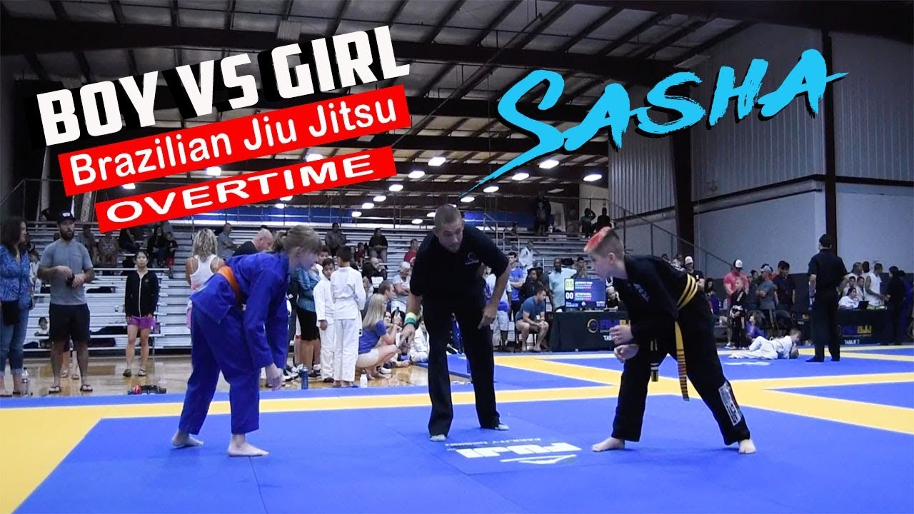 Brazilian Jiu Jitsu Boy vs Girl background