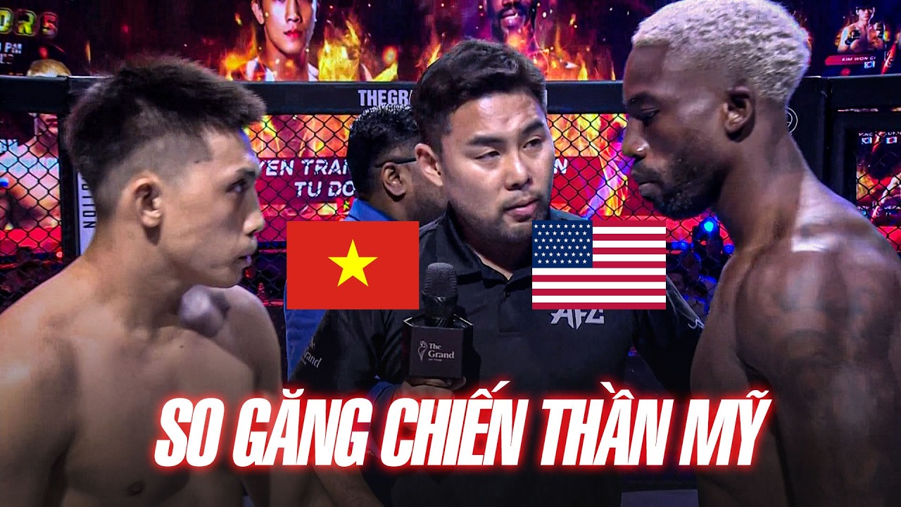 GIây phút so găng cực căng giữa Nguyễn Trần Tự Do với CHIẾN THẦN NƯỚC MỸ trên sàn MMA