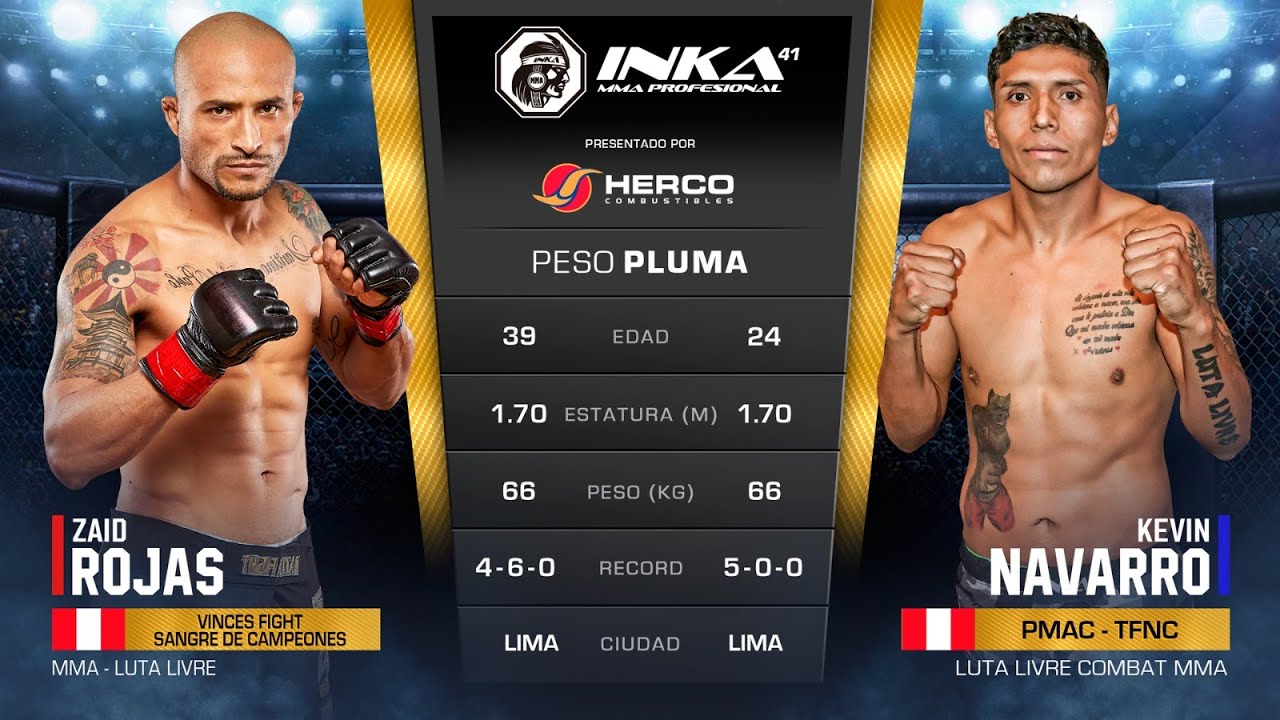 INKA 41: THIAGO NAVARRO VS ZAID ROJAS