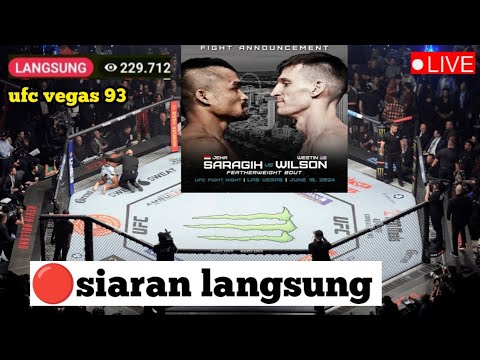 🔴 SIARAN LANGSUNG UFC VEGAS 93,jeka Saragih vs Westin Wilson|liveufchariini, ufclatestnewstoday background