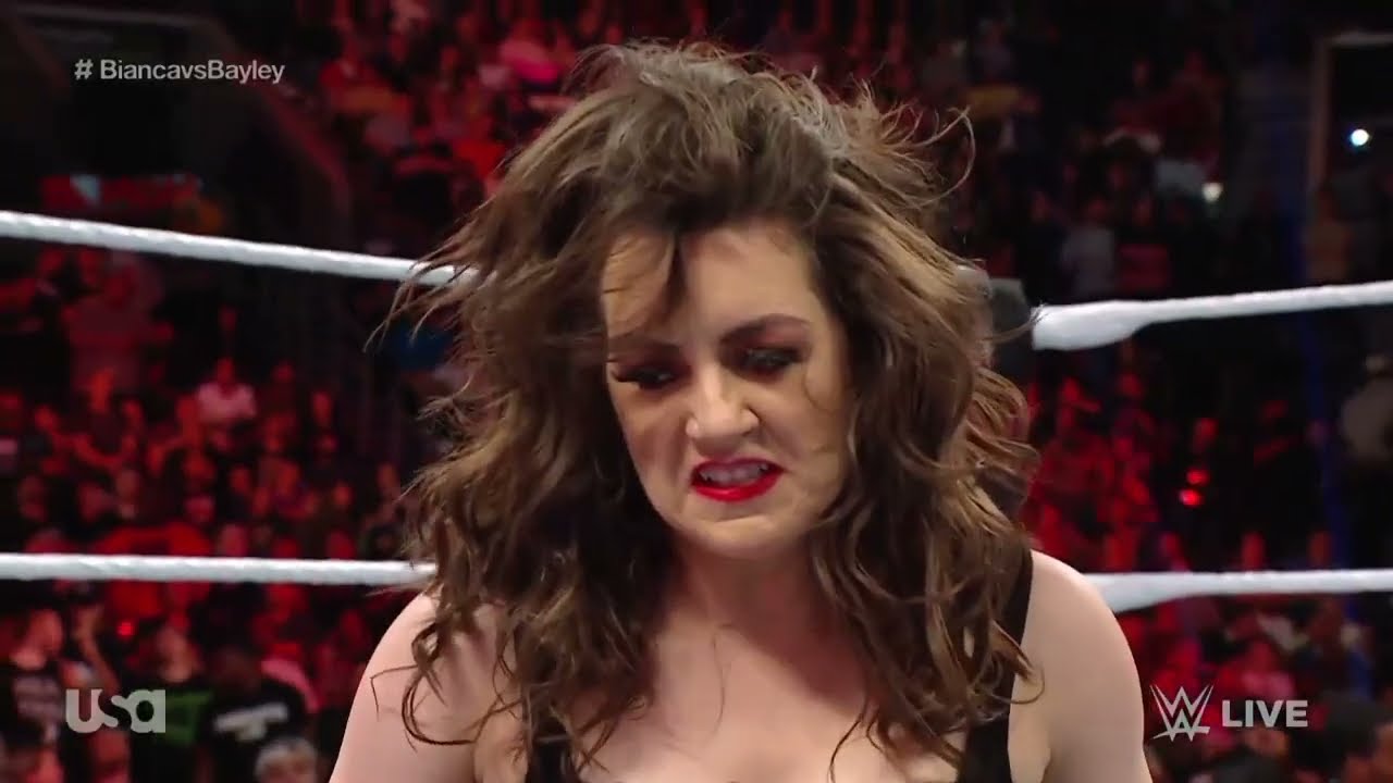 Bayley vs Bianca Belair Full Match Nikki Cross Returns WWE Raw 10/24/22 1080p background