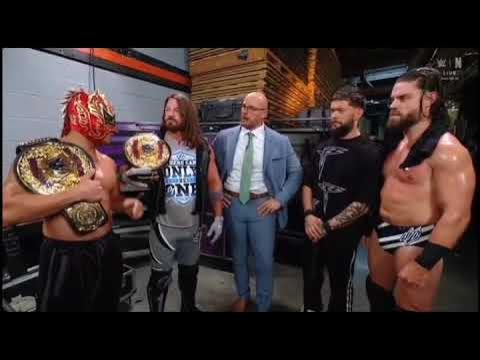 AJ Styles & Dragon lee confronts The Judgment Day _WWE Raw 27 Oct 2025