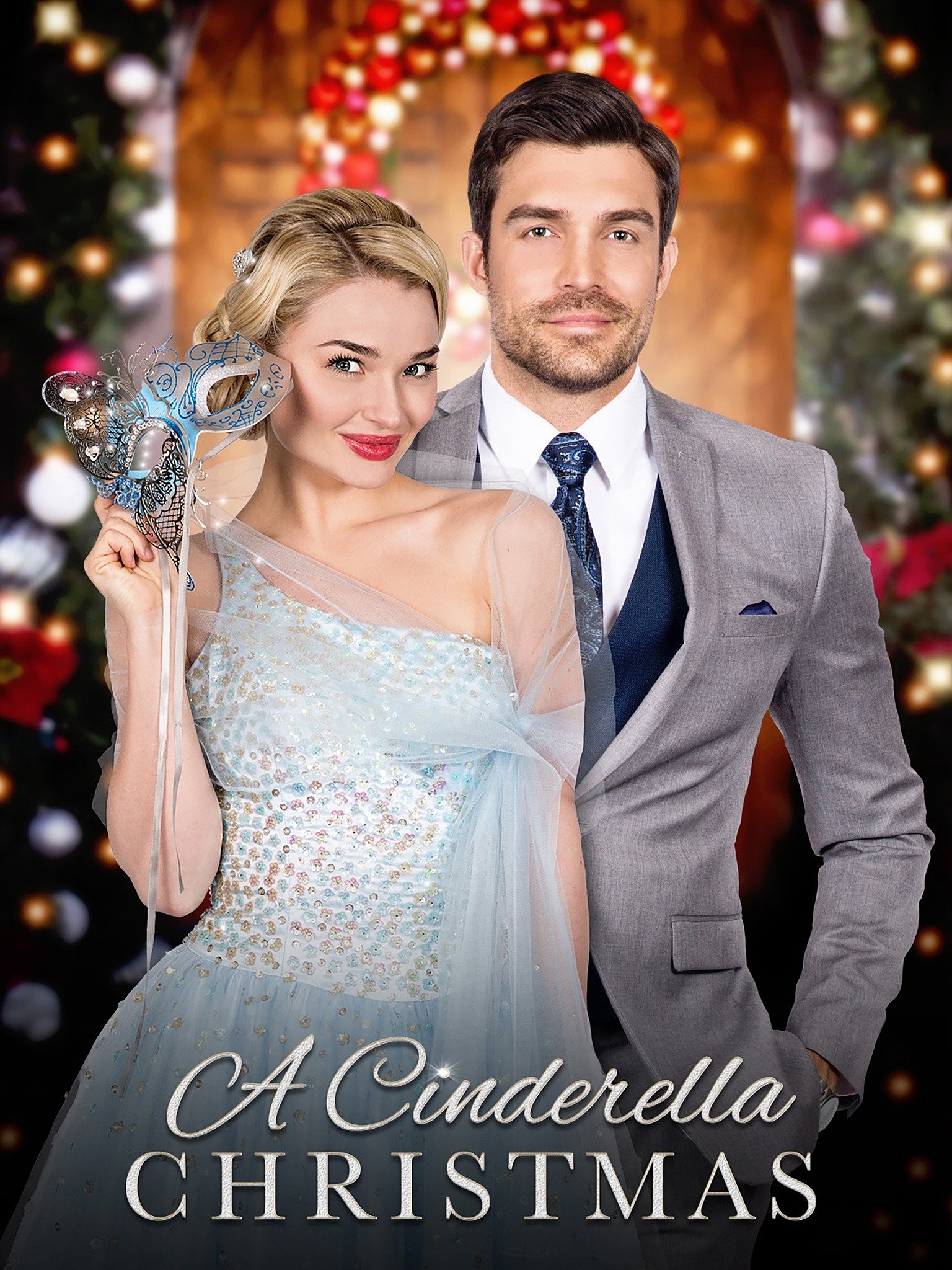 A Cinderella Christmas backdrop