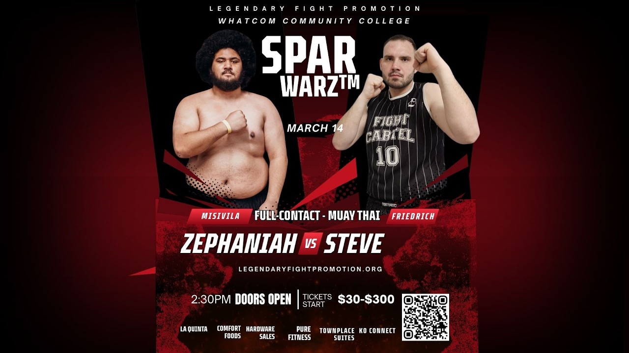 Zephaniah Misivila vs Steve Friedrich   SparWarz 20