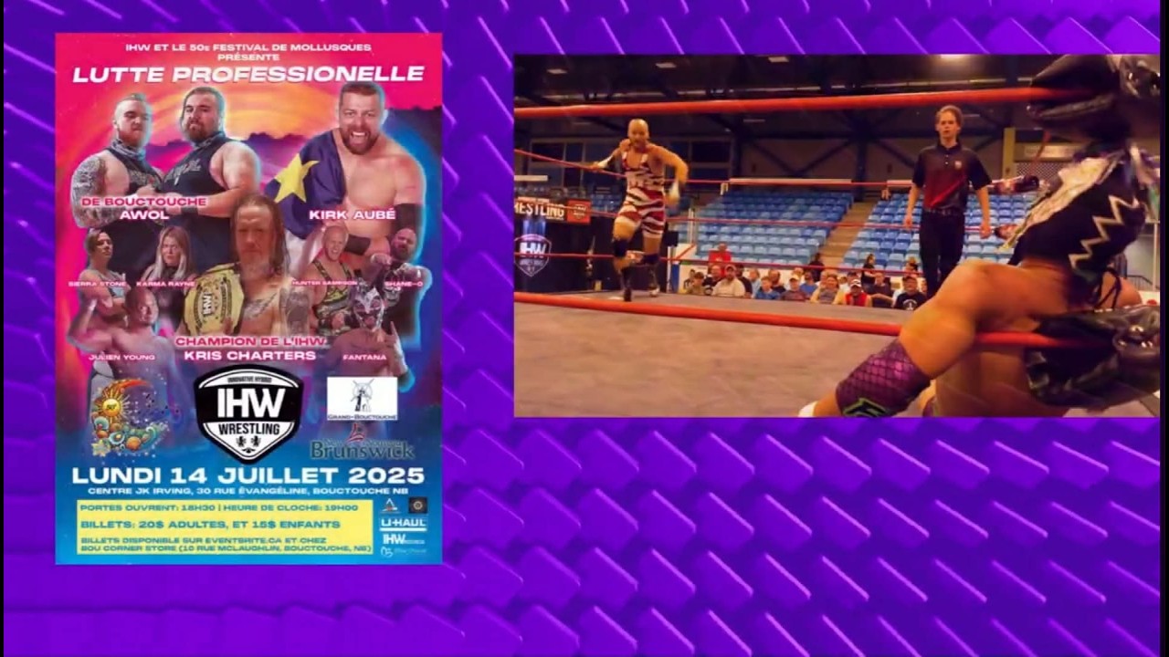 Innovative Hybrid Wrestling: "The Maritime Luchador" Fantana VS. "Horsepower" Hunter Sampson