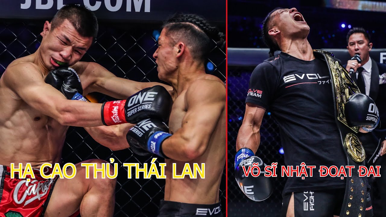 Dính 2 thẻ vàng, 3 lần ngã đài, cao thủ Thái Lan mất đai về tay võ sĩ Nhật Bản | ONE Championship backdrop