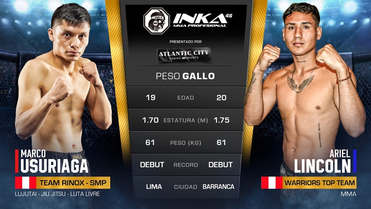 INKA 46: ARIEL LINCOLN VS MARCO USURIAGA (FULL FIGHT) background