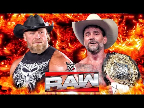 Brock Lesnar vs CM Punk Full Match WWE RAW 2K25 - The Best In The World vs The Beast Incarnate