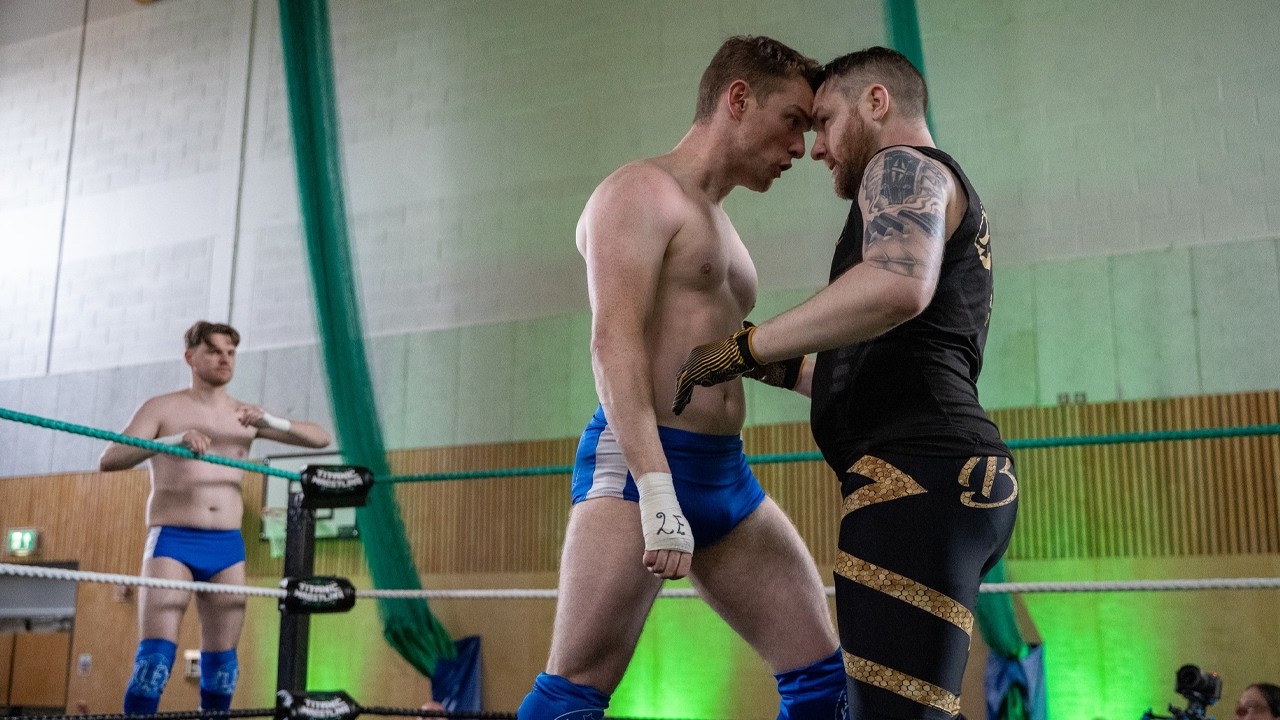 Full Match - Lagan Express Vs. Barr Merger - Titanic Wrestling background