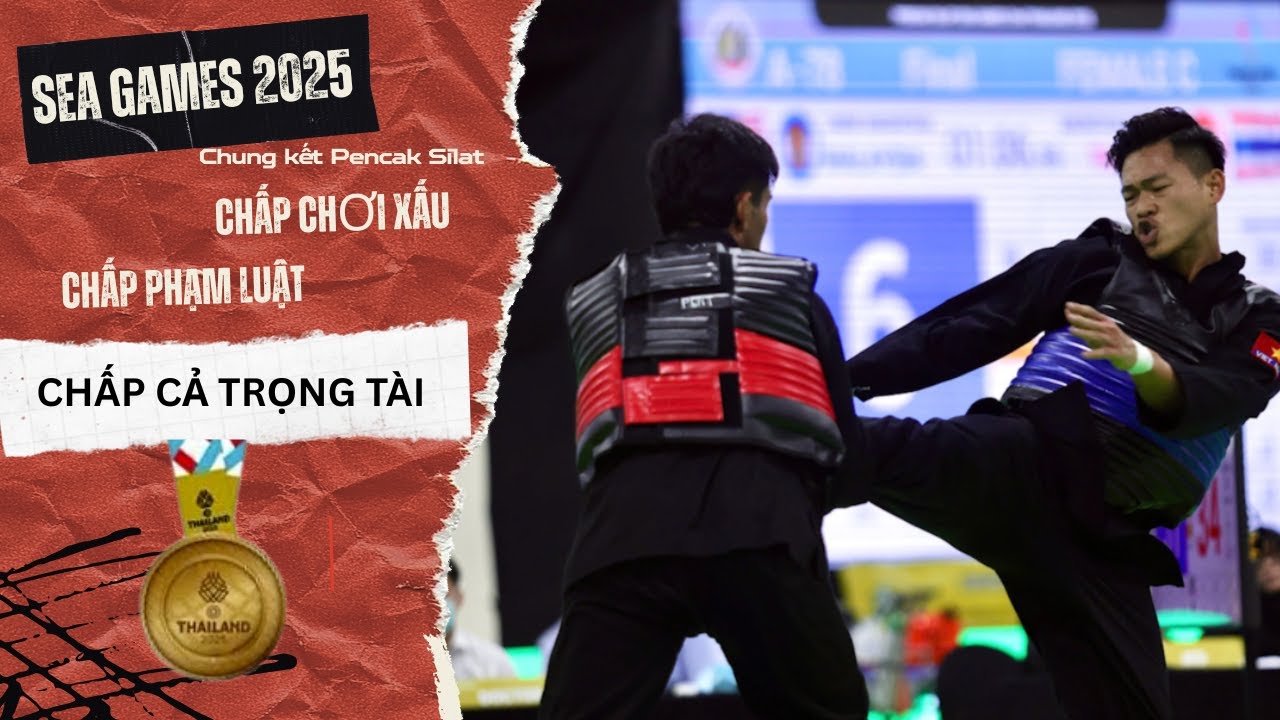 Cận cảnh võ sĩ Thái Lan chơi xấu, trọng tài thiên vị & Chiến thắng quả cảm của Nguyễn Tấn Sang