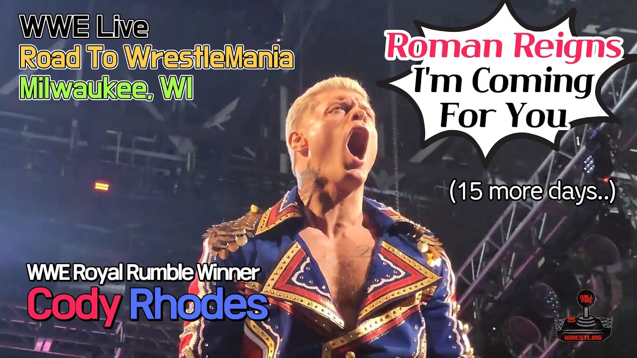 "American Nightmare" Cody Rhodes at WWE Road To WrestleMania, Milwaukee, Wisconsin WPW Ep.166-4