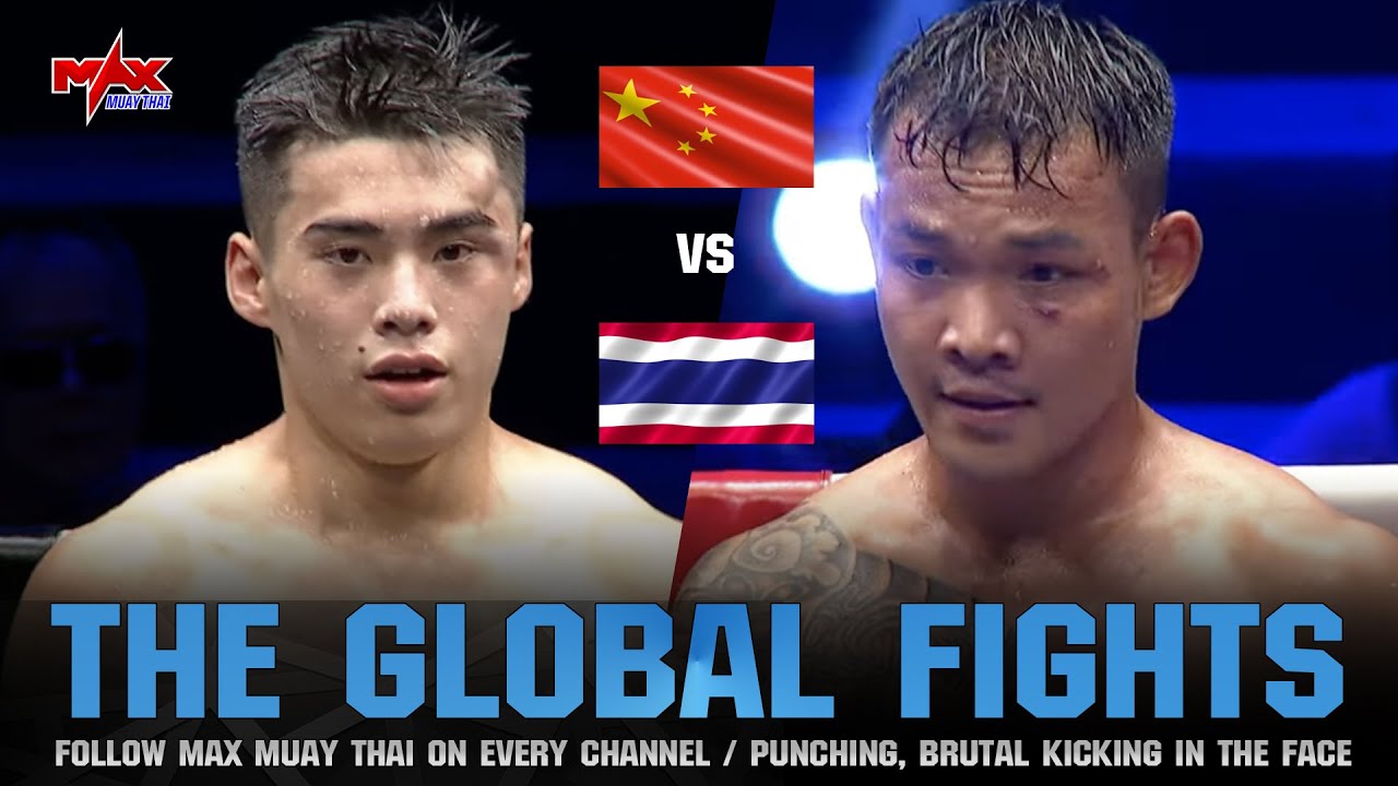 CHINA VS THAILAND I หัวปูดเป็นลูกมะนาว!!! I #MAXMUAYTHAI background