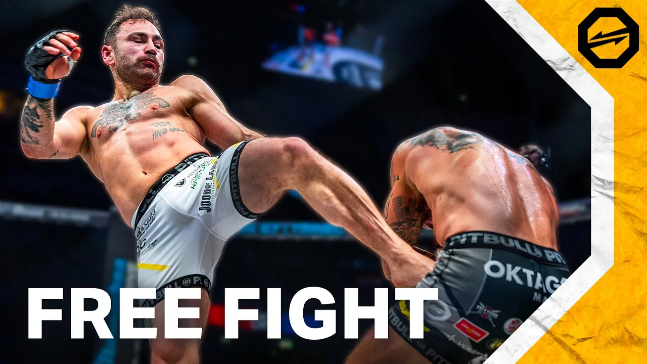 Insane FIGHT! 🔥 LENGÁL vs. ILBAY | FREE FIGHT | OKTAGON 66 background