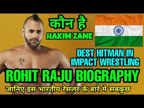 Rohit Raju 'The Desi Hitman' Biography in Hindi 2020! Indian Wrestler in Impact wrestling biography! background