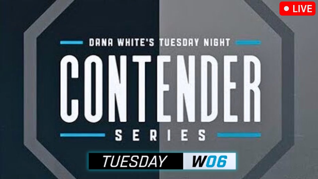 WEEK 6 Dana White's Contender Series | LIVE STREAM | MMA Fight Companion | Season 8 | UFC Apex background