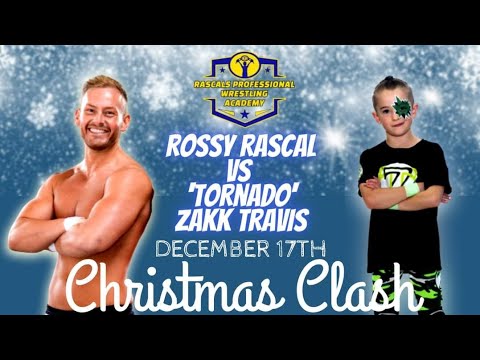 Match 3 - Rossy Rascal vs 'Tornado' Zakk Travis - Rascals Children's Professional Wrestling Academy background