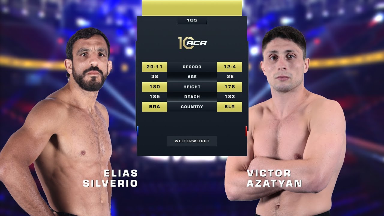 Элиас Сильверио vs. Виктор Азатян | Elias Silverio vs. Viktor Azatyan | ACA 185