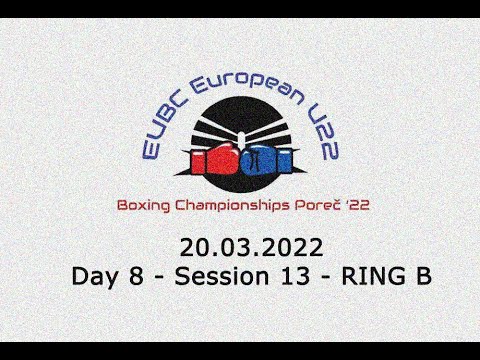 EUBC U22 - Day 8 - Session 13 - RING B background