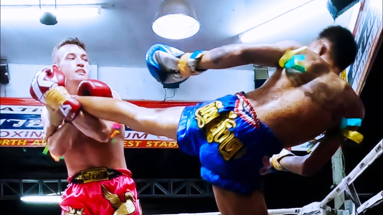 WHAT A FIGHT!! MUAY THAI ELBOW KNOCKOUT | IRELAND VS THAILAND background