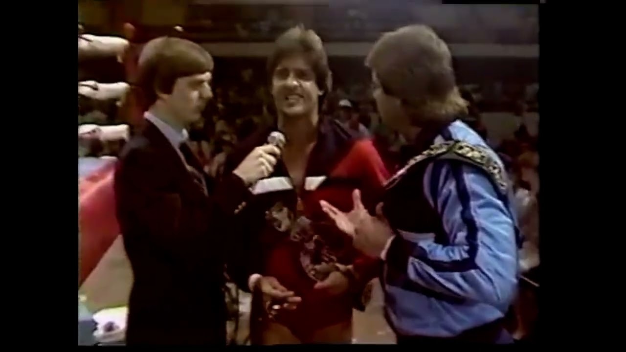 WCCW Championship Sports. March 1985. Part 1 background