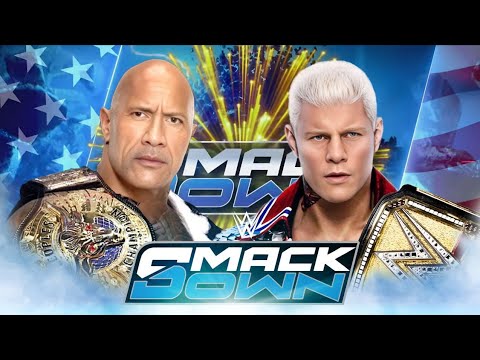 Cody Rhodes vs The Rock WWE SMACKDOWN FULL MATCH 2K25 - The American Nightmare vs The Final Boss