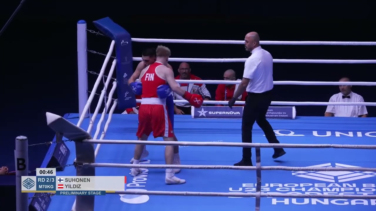 Johannes Suhonen (FIN) vs. Emin Yildiz (AUT) European U23 Championships 2025 (70kg)