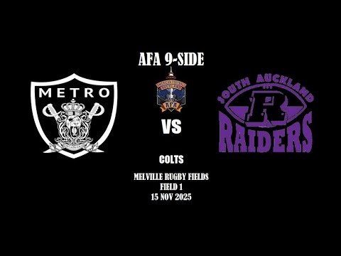 COLTS RAIDERS vs METRO LIONS 9-ASIDE TACKLE FOOTBALL