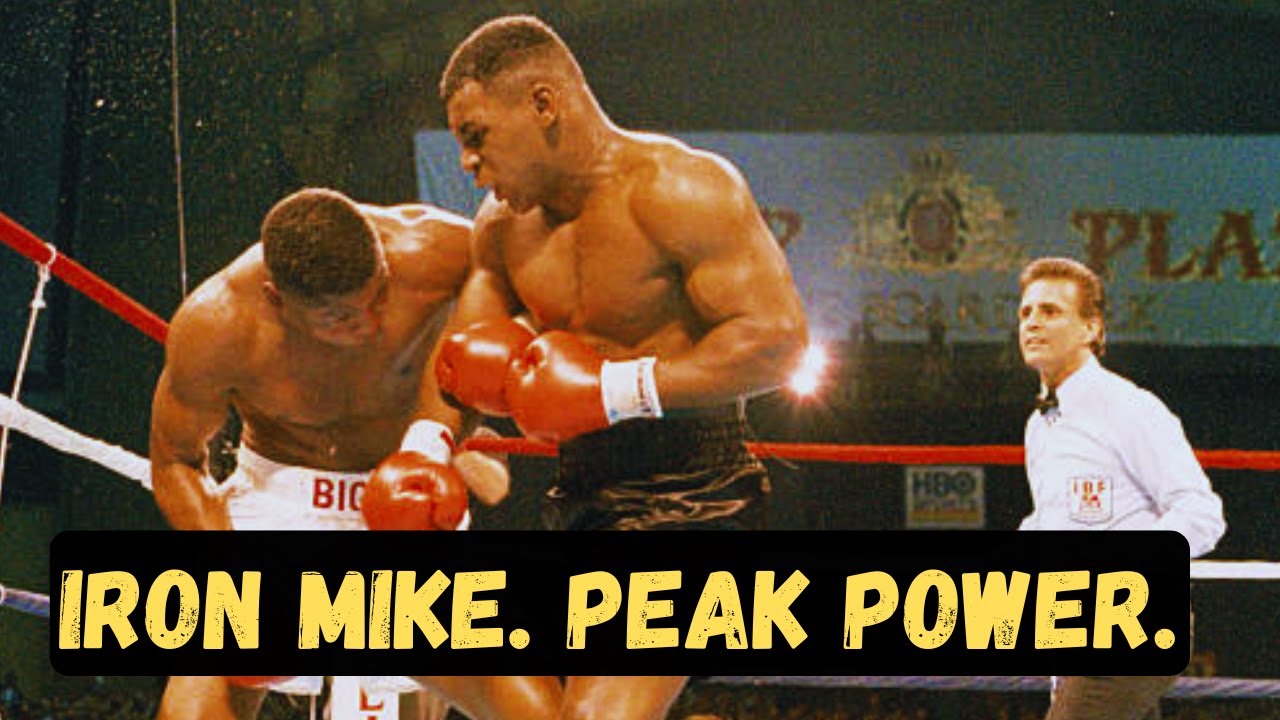 Iron Mike Tyson DESTROYS Olympic Champion Tyrell Biggs 1987 KO. #boxing #miketyson