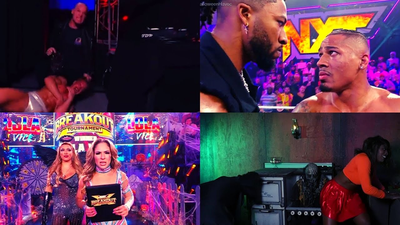 WWE NXT Halloween Havoc 10/31/23 Results- Corbin Attacks Dragunov, Trick Distract Melo, Lola Vice 🔥🔥 background