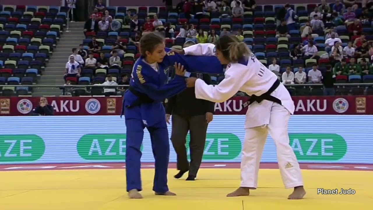 Shirine BOUKLI 🇨🇵 🆚️ Tara BABULFATH 🇸🇪 | 2 раунд/-48кг | Большой Шлем Баку 2023