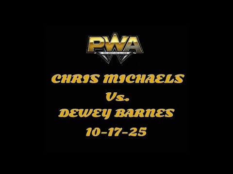 PWA Wrestling: Chris Michaels vs Dewey Barnes 10-17-25
