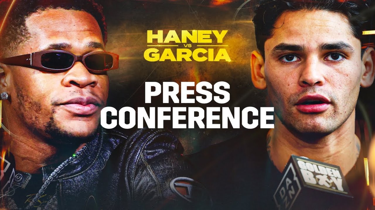 Devin Haney Vs Ryan Garcia: Live Press Conference backdrop