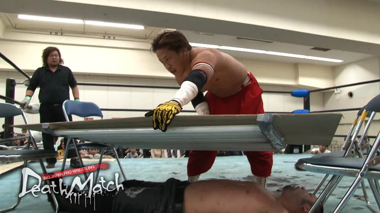【DEATHMATCH SURVIVOR】Yuko Miyamoto vs Ryuichi Sekine【DIGEST】 background
