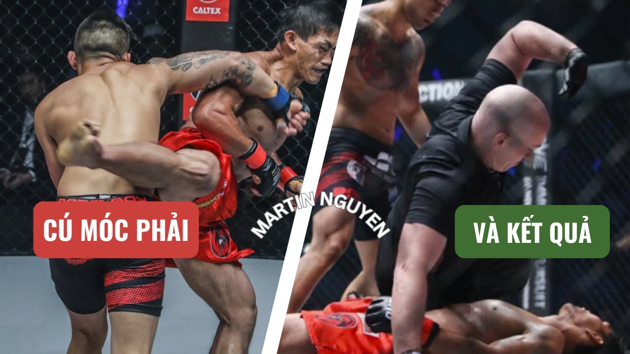 Martin Nguyễn tung độc chiêu Overhand khiến võ sĩ 3 lần vô địch SEA Games ngất lịm