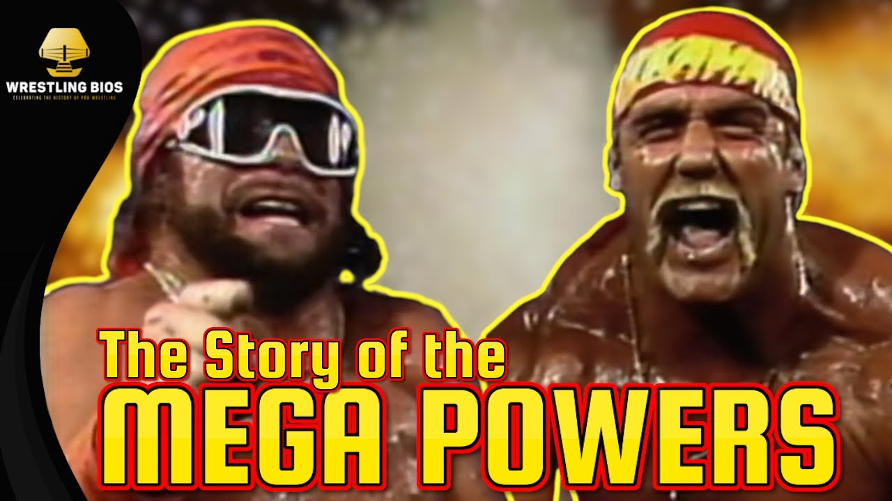 The Story of The Mega Powers in the WWF background