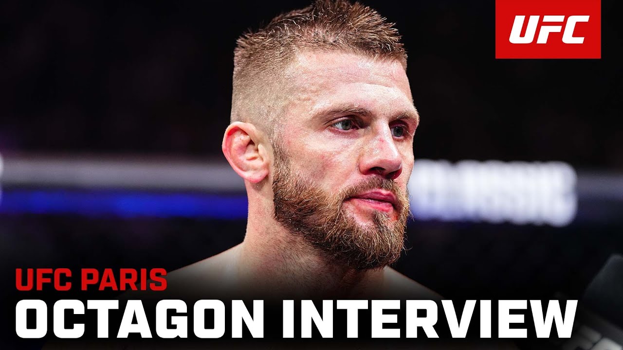 Robert Bryczek Octagon Interview | UFC Paris background