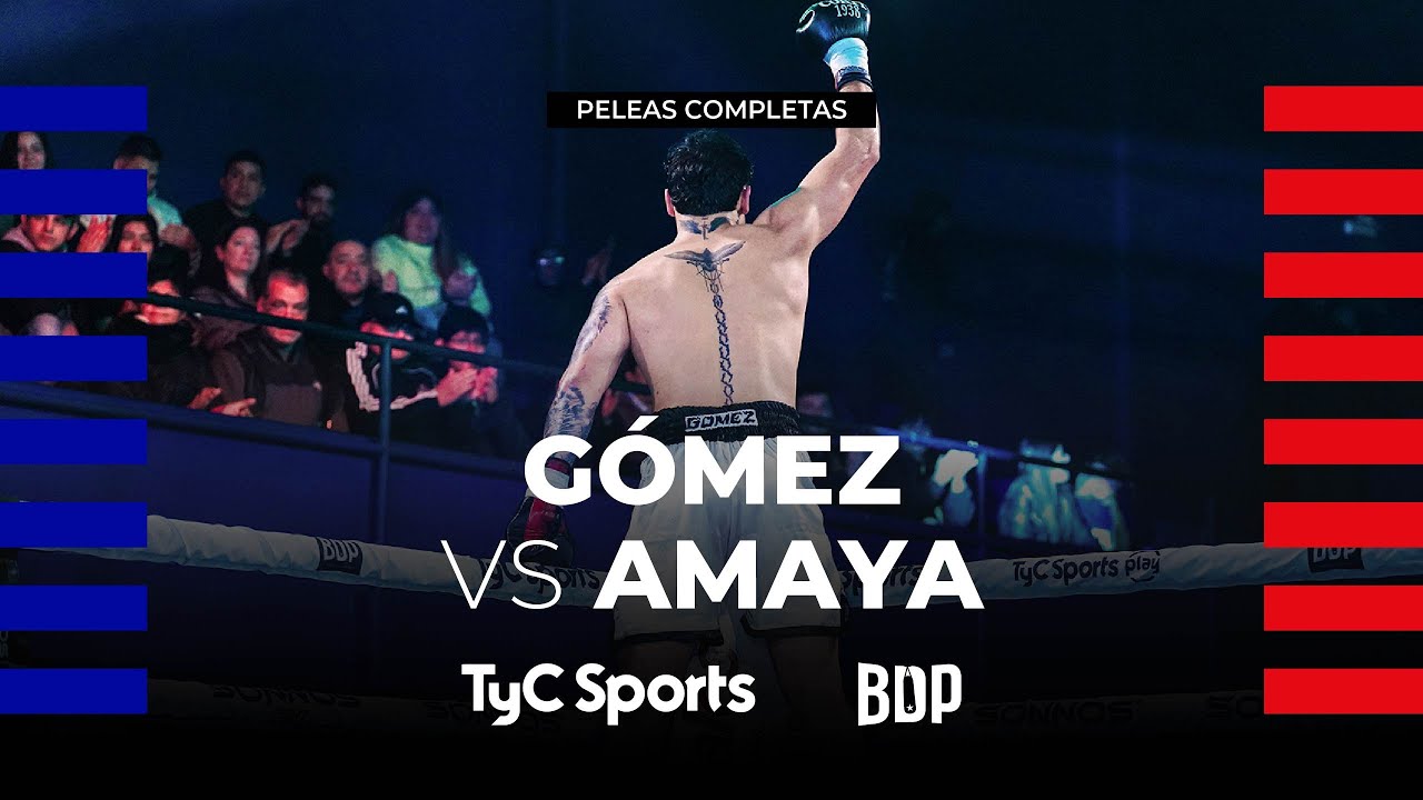 Kevin Gómez vs. Lucas Amaya - Boxeo de Primera - TyC Sports background
