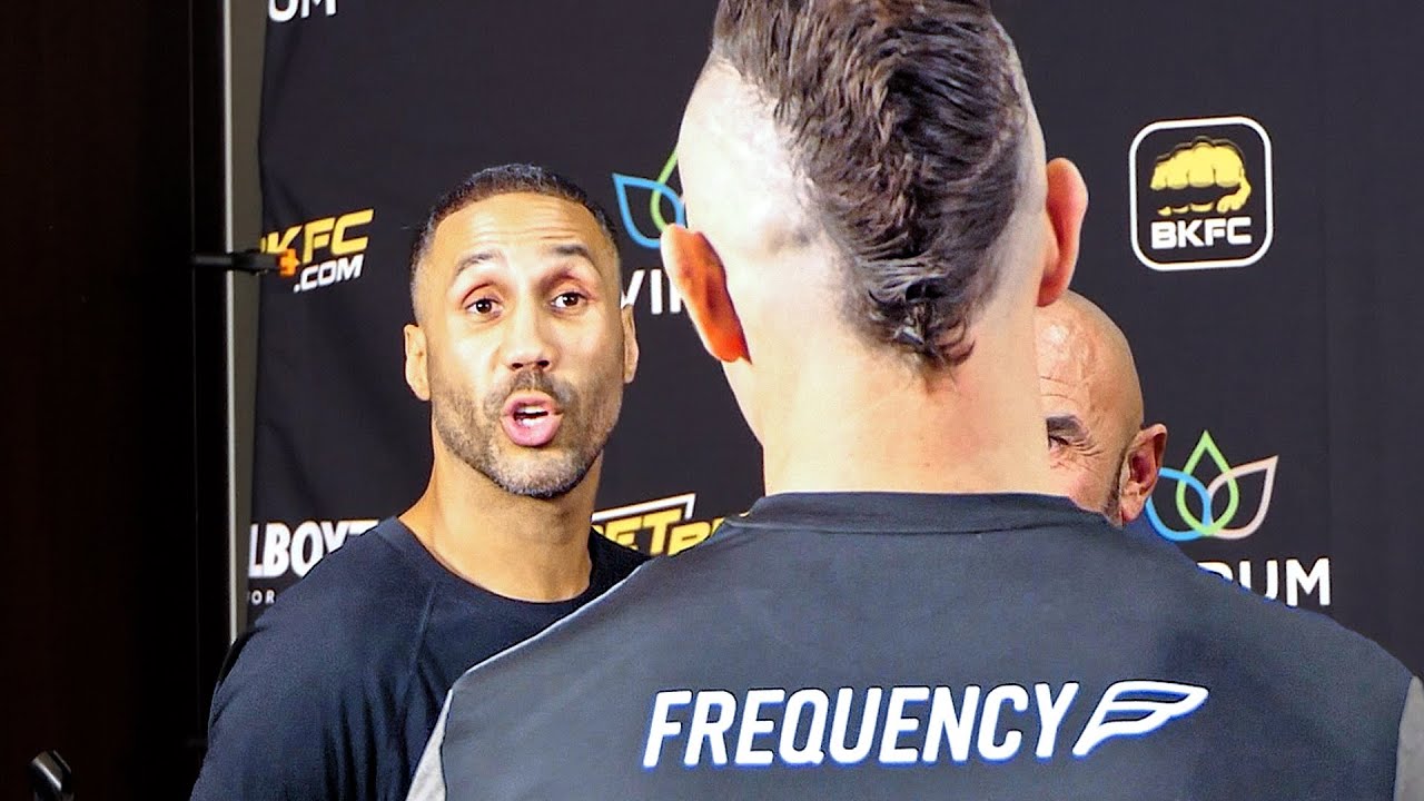 James DeGale CONFRONTED after FACE OFF | BKFC backdrop