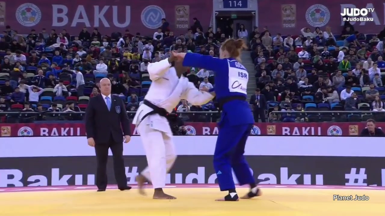 Marie Eve GAHIE 🇫🇷 🆚️ Maya GOSHEN 🇮🇱 | четвертьфинал/-70кг | Большой Шлем Баку 2024