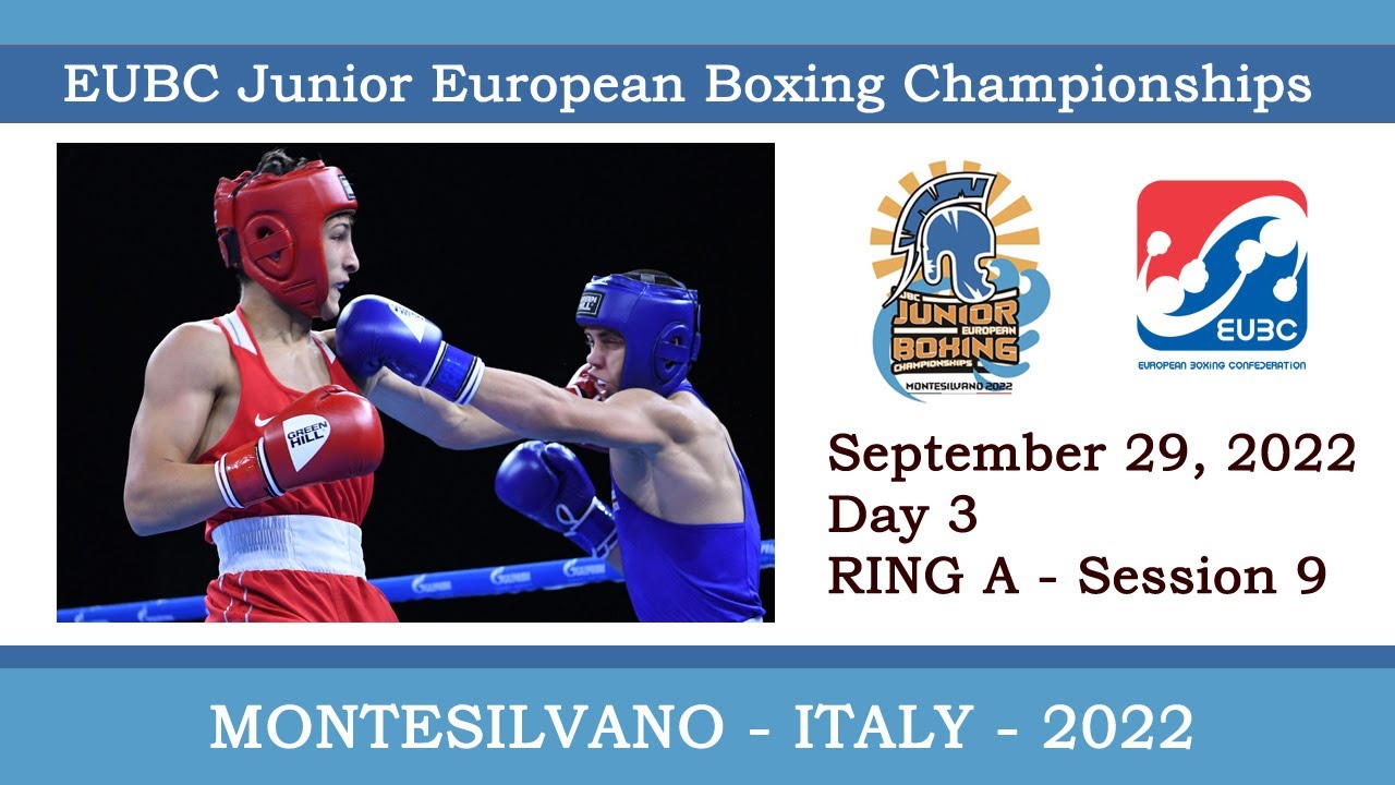 EUBC Junior EBC – MONTESILVANO 2022 – Day 3 – Session 9 – RING A