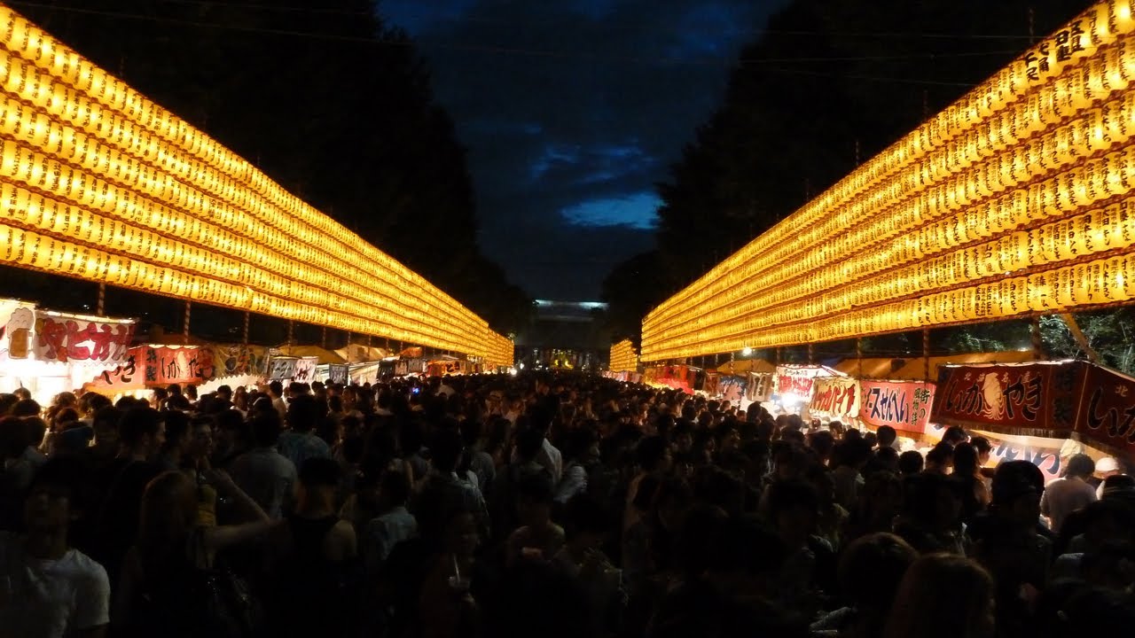 Yasukuni-jinja Mitamamatsuri (みたままつり) - July 2012 background